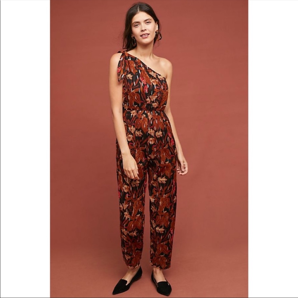 NEW Anthropologie Maeve Kyoto Floral Jumpsuit 4